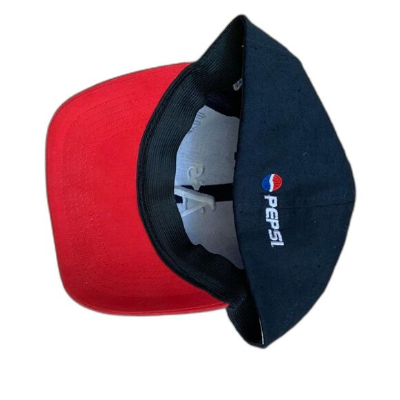 Oakland Athletics BD & A Men Baseball Cap Pepsi Hat Navy Red Embroidered OS - Picture 2 of 11